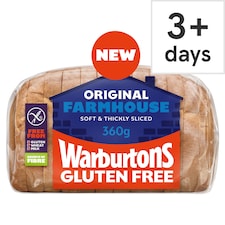 Warburtons Gluten Free Original Farmhouse White Bread 360g