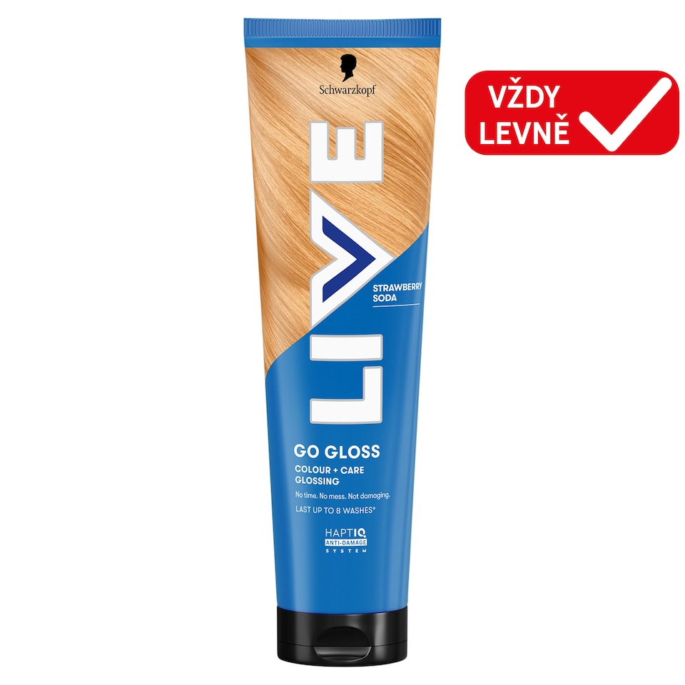 Schwarzkopf Live Go Gloss jahodová limonáda 150ml