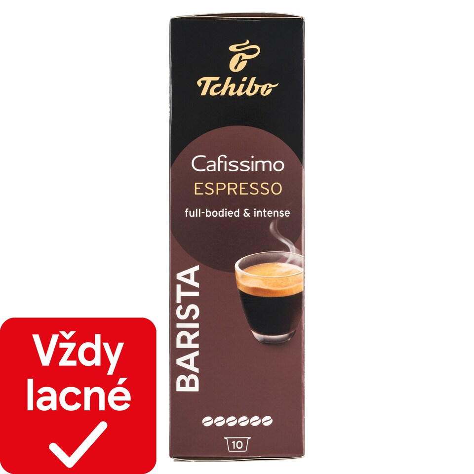 obrázok 1 z Tchibo Cafissimo Espresso Barista pražená mletá káva kapsuly 10 x 7,8 g (78 g)