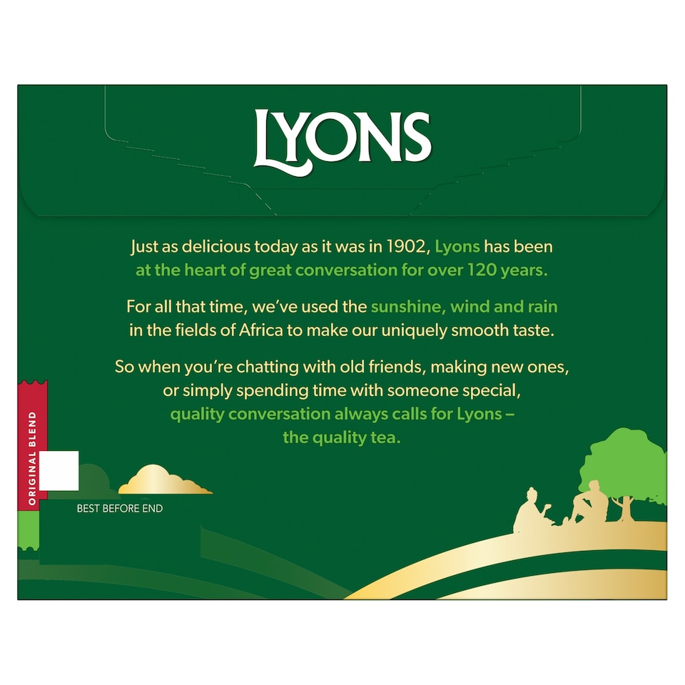 image 1 of Lyons Original Blend Tea 160 Tea Bags 464G