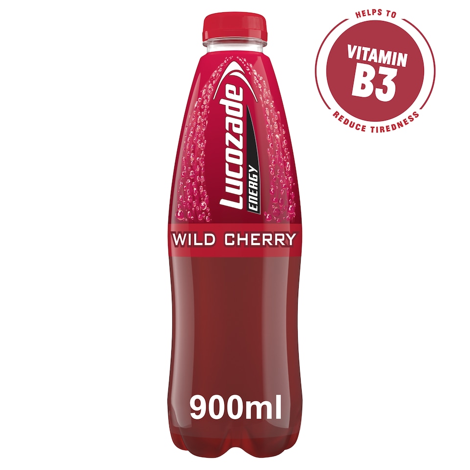 Lucozade Energy Wild Cherry 900Ml