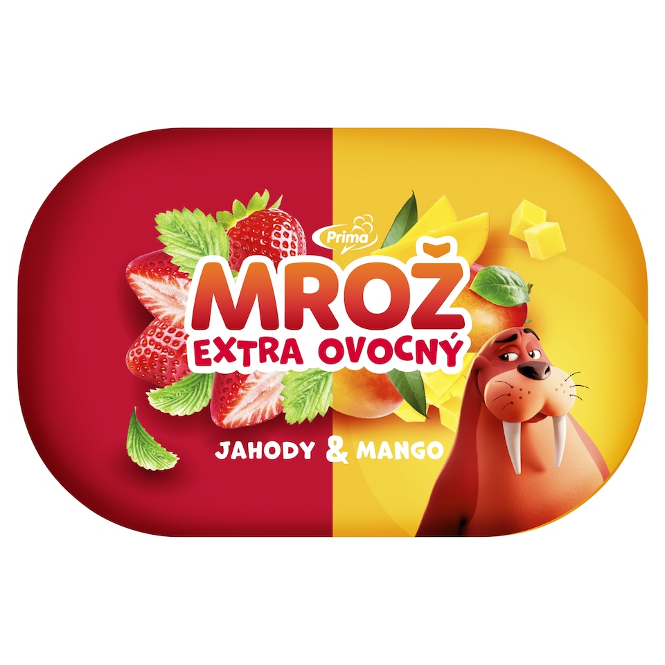 image 1 of Prima Mrož Strawberries and Mango 900 ml