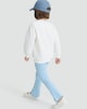 image 3 of Bluey 2-Piece Cotton Rich Sweatshirt and Striped Flared Leggings Set in Cream