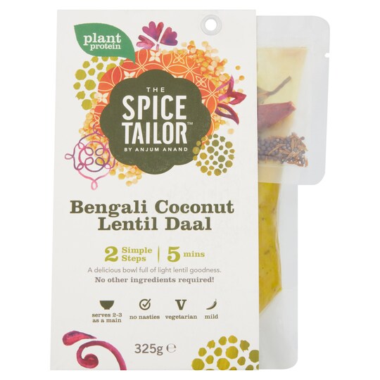 The Spice Tailor Bengali Coconut Lentil Daal 325G Tesco Groceries