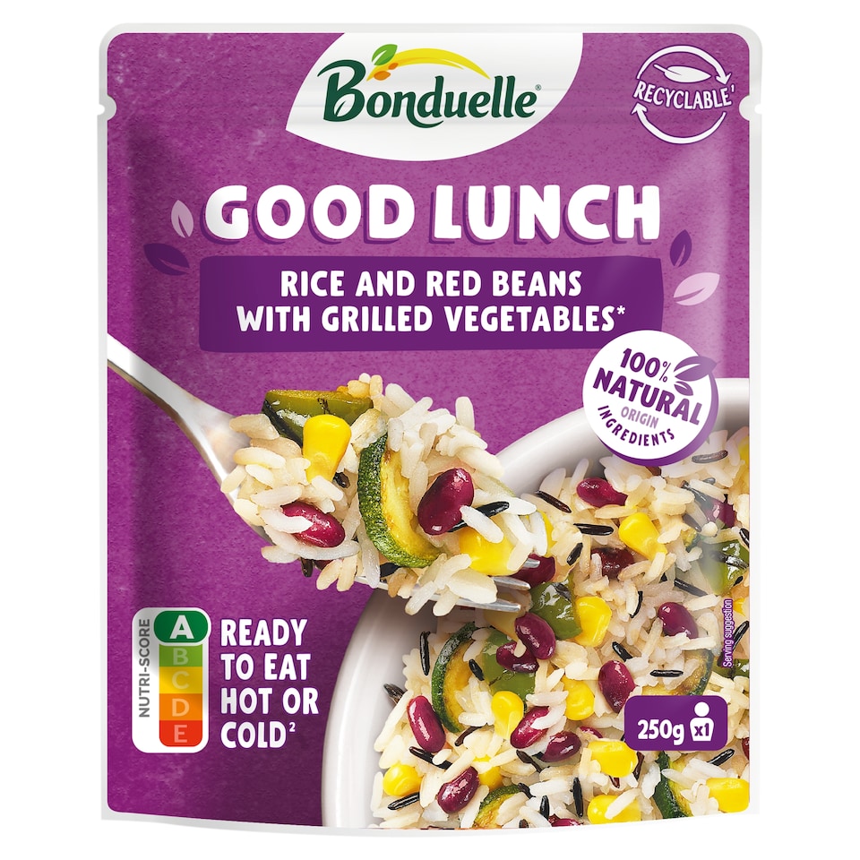Bonduelle Good Lunch Rice and Red Beans with Grilled Vegetables 250 g