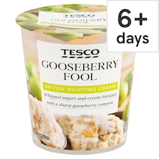 Tesco Gooseberry Fool 114g
