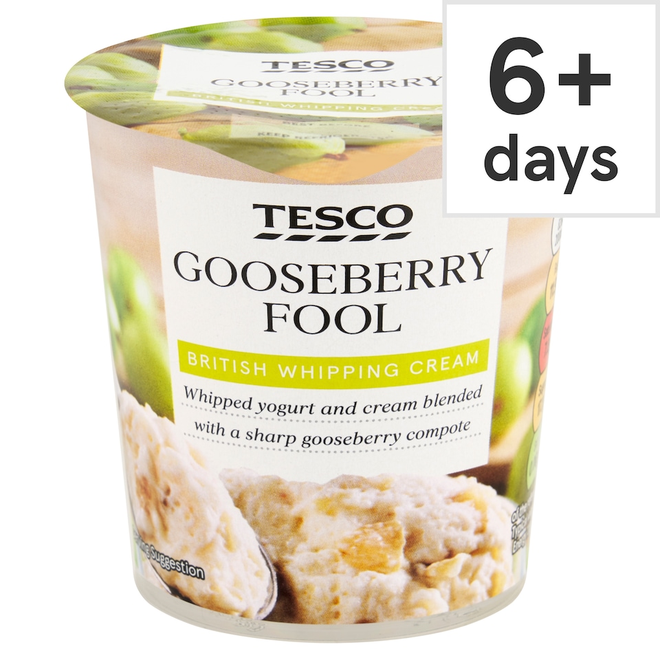 Tesco Gooseberry Fool 114g
