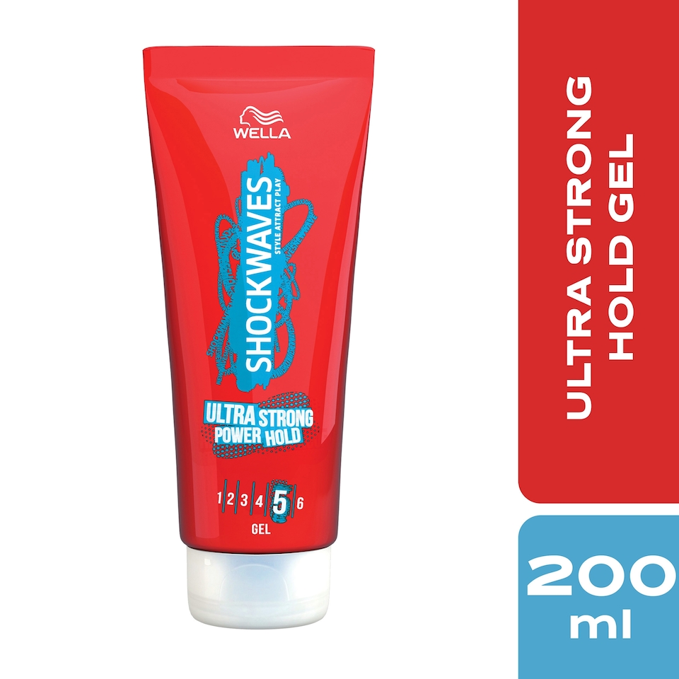 image 1 of Shockwaves Ultra Strong Power Hold Gel 200Ml