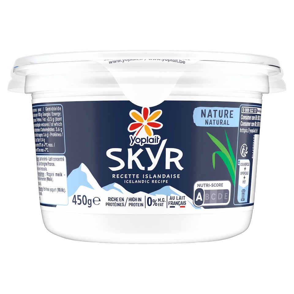 YOPLAIT SKYR NATURAL 450G 