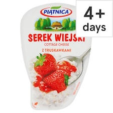 Piatnica Serek Wiejski Cottage cheese with Strawberry 150g