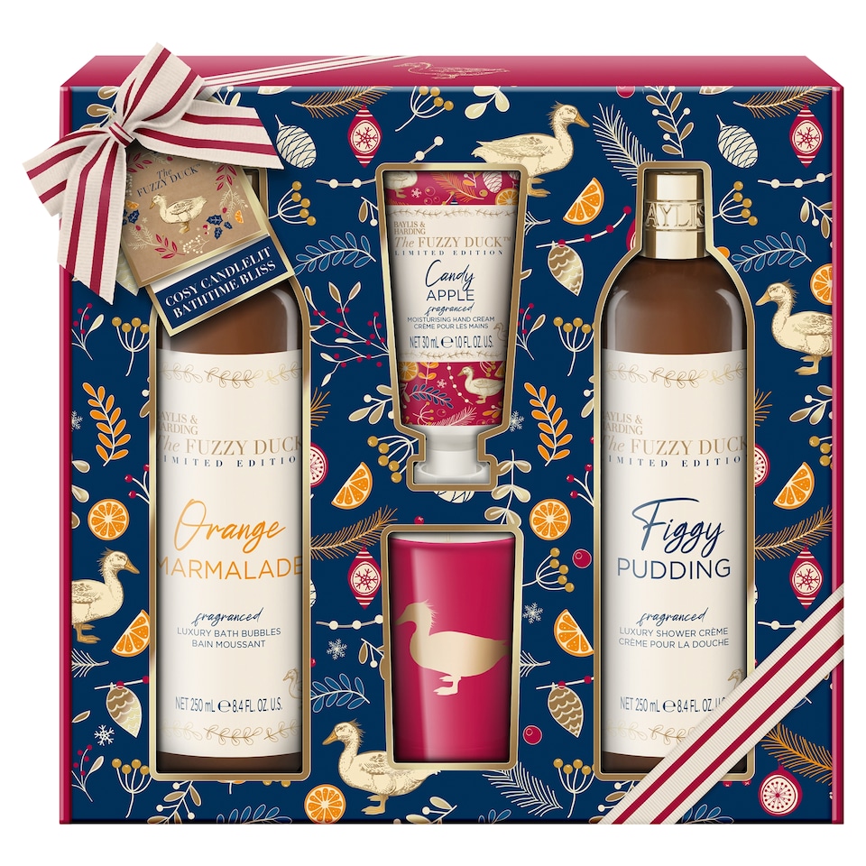 image 1 of Baylis & Harding The Fuzzy Duck Winter Wonderland Luxury Candlelit Bathing Gift Set