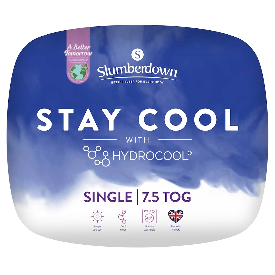 Slumberdown Stay Cool 7.5 Tog Duvet Single