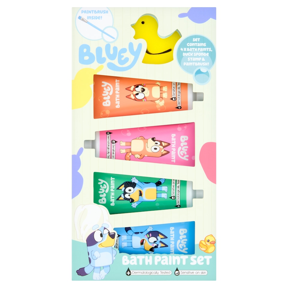 image 1 of Bluey bath paint set