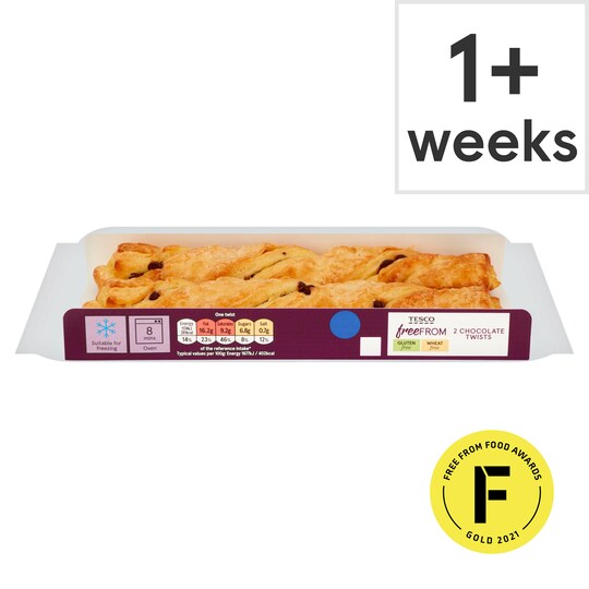 Tesco Free From 2 Chocolate Twists Tesco Groceries