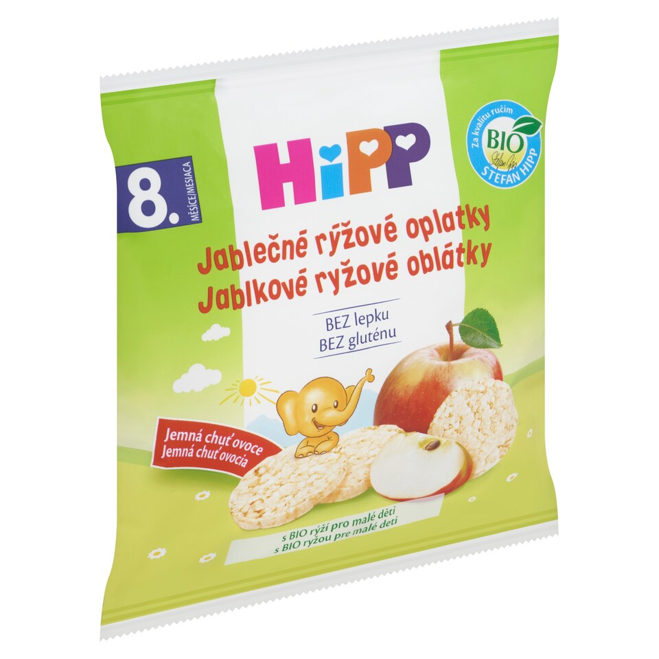 HiPP Bio jablečné rýžové oplatky 30g