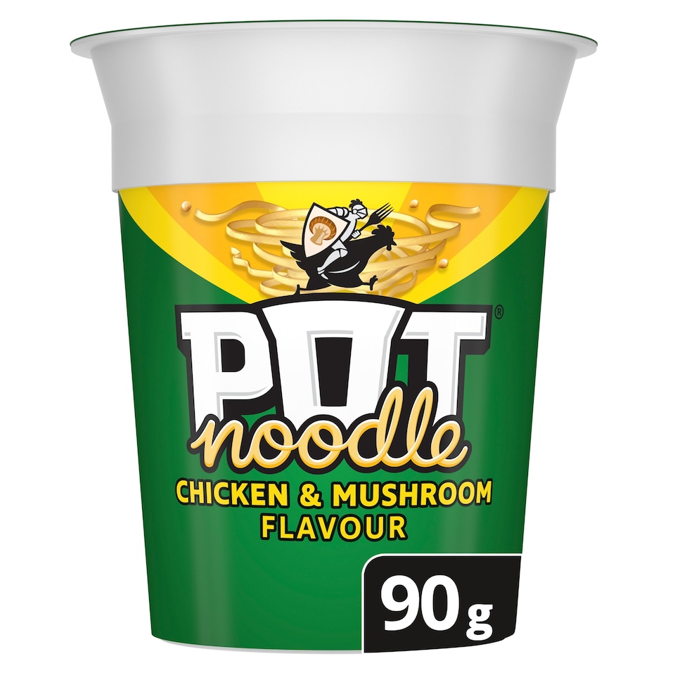 image 1 of Pot Noodle Chicken & Mushroom Instant Noodles 90g