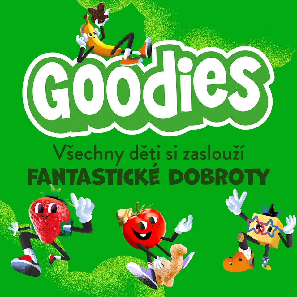 Obrázek 1 pro produkt Goodies ovesné tyčinky jahoda a jablko 6 x 23g