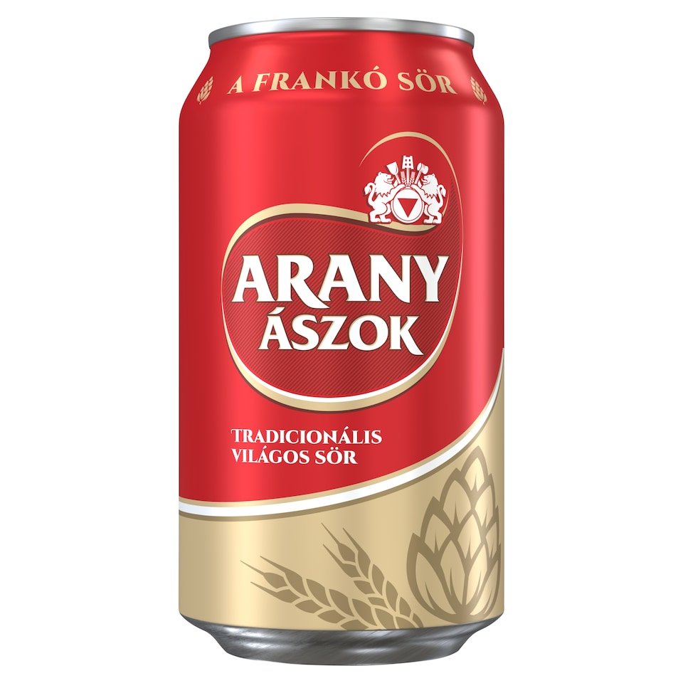 Arany Ászok Traditional Light Beer 4,3% 0,33 l