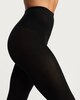 image 2 of F&F 2-Pack 80 Denier Opaque Tights in Black