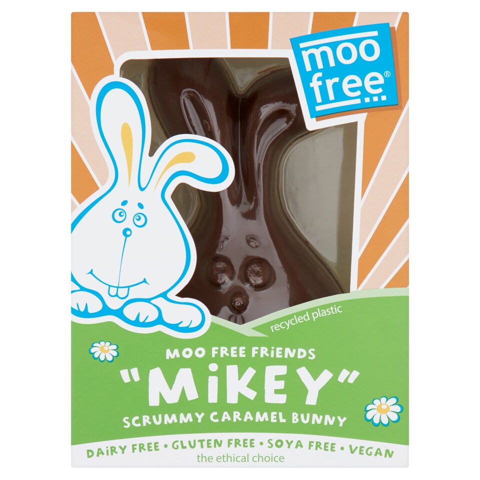 Moo Free Mikey Scrummy Caramel Bunny 85G