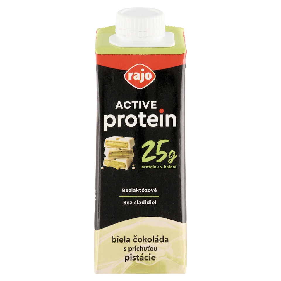 image 1 of Rajo Active Protein White Chocolate with Pistachio Flavor 250 ml