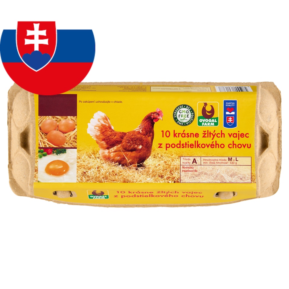 Ovogal Farm Eggs from Underfoot Breeding M and L 10 pcs