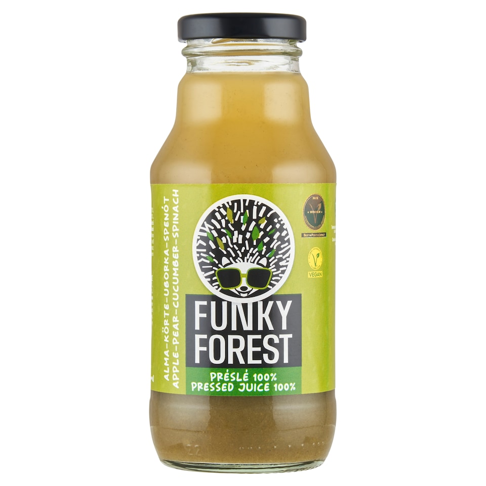 Funky Forest 100% alma-körte-uborka-spenót préslé 330 ml