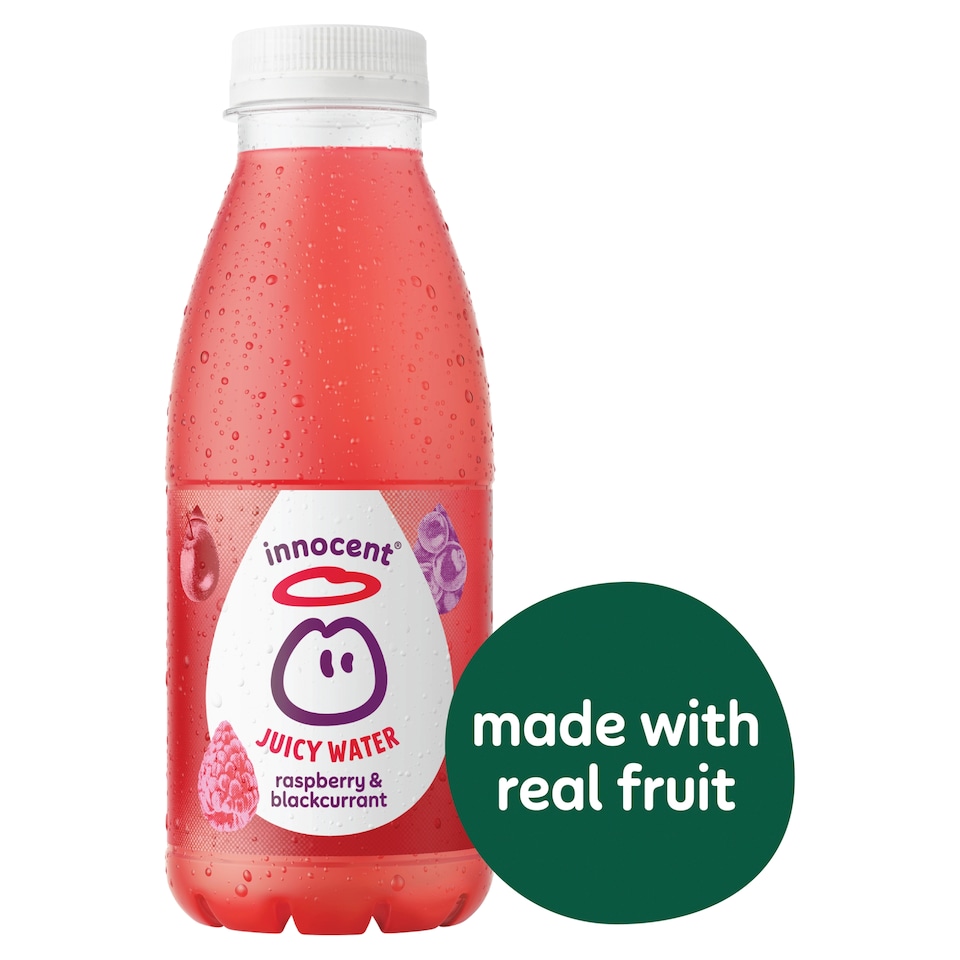 image 1 of Innocent Juicy Water Raspberry & Blackcurrant Juice Drink 420ml
