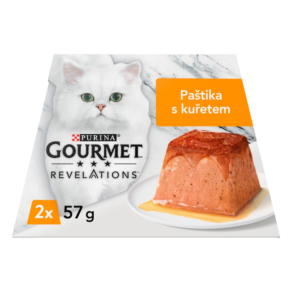 obrázok 1 z Gourmet Revelations Pre mačky kura paštéta v omáčke 2 x 57 g