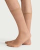 image 2 of F&F 5-Pack 15 Denier Knee Highs in Nude