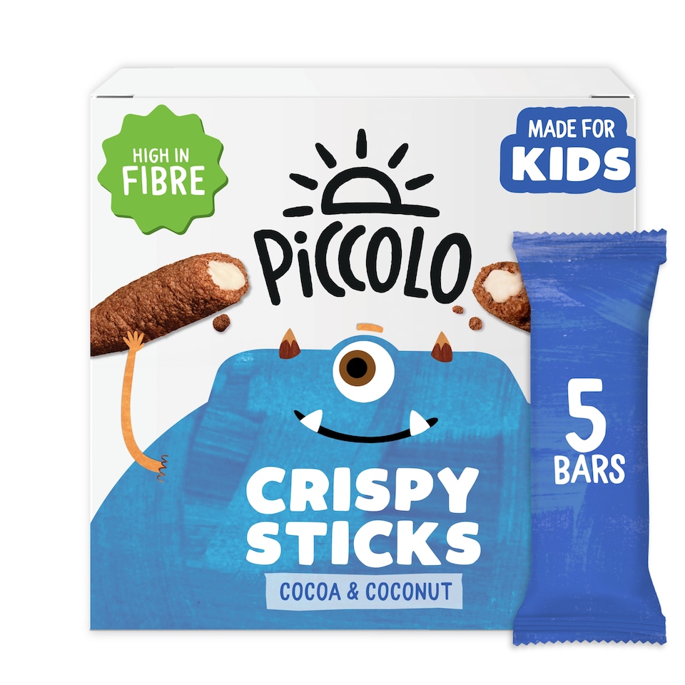 Piccolo Kids Organic Cocoa & Coconut Crispy Sticks 5x25g