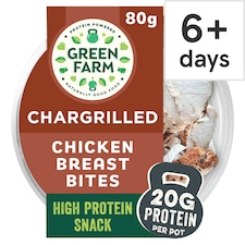 Green Farm Chargrilled Chicken Breast Chunks Pots 80g