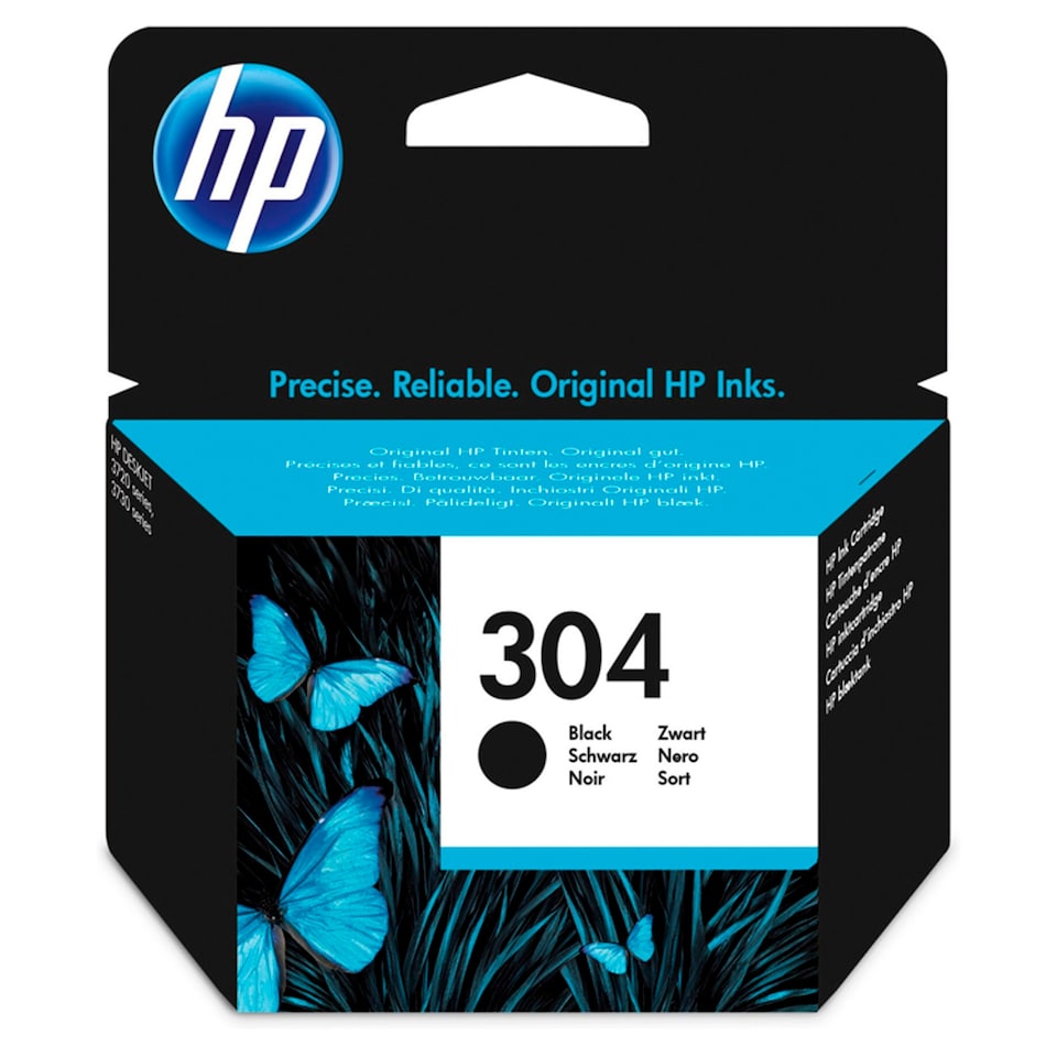 image 1 of Hp 304 Original Black Printer Ink Cartridge