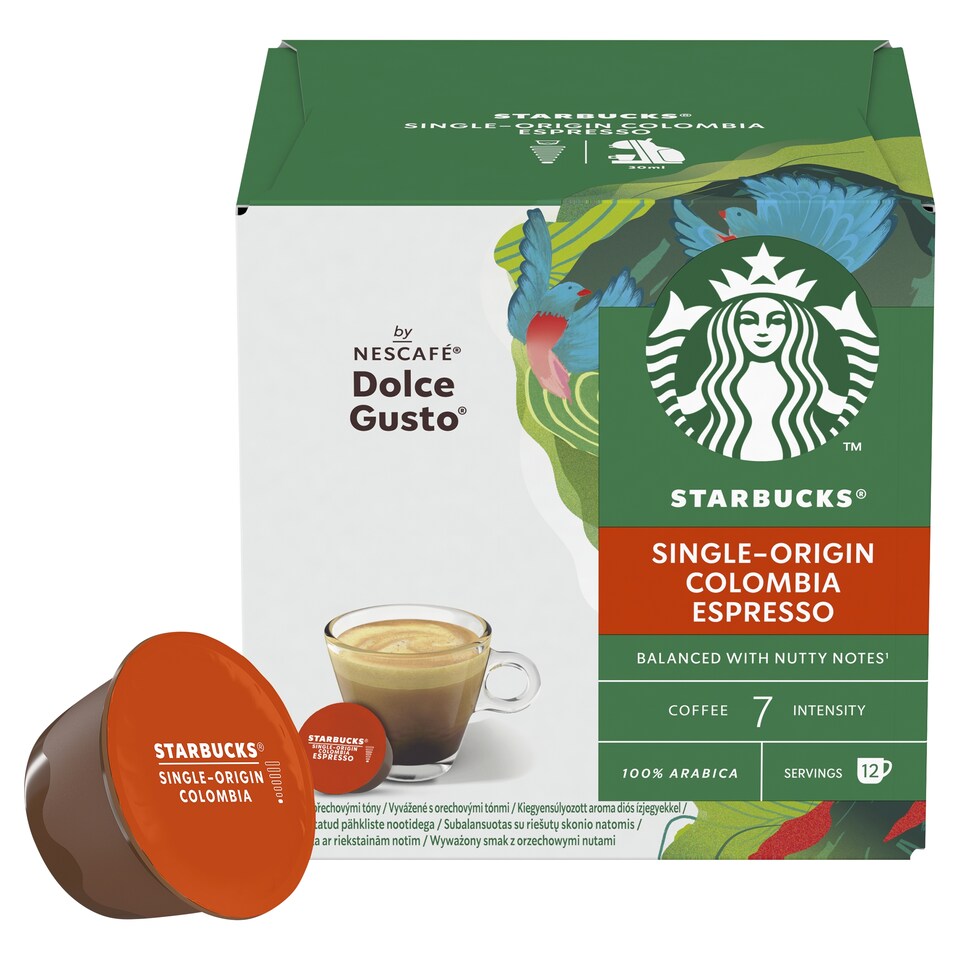 image 1 of Nescafe Dolce Gusto Starbucks Colombia 12 Capsules 66G
