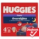 Huggies Overnights éjszakai bugyipelenka kisbabák számára, méret: 4, 9-14 kg 26 db  1. kép
