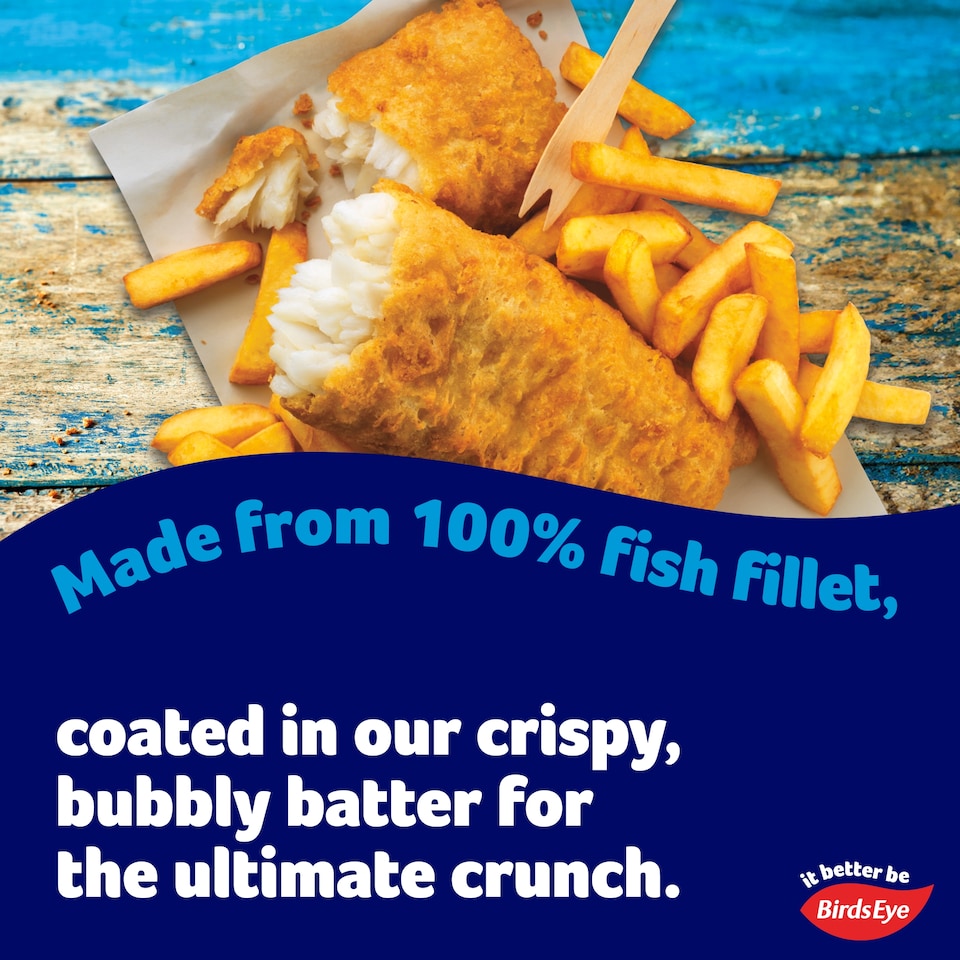 image 1 of Birds Eye 2 Extra Large Battered Fish Fillets 320G