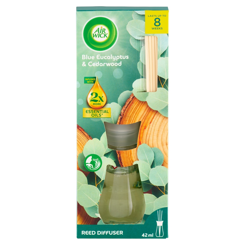 image 1 of Air Wick Reed Diffuser Blue Eucalyptus & Cedarwood 42 ml