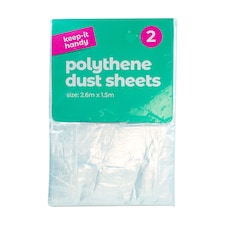 Keep It Handy Polythene Dust Sheet 2pk