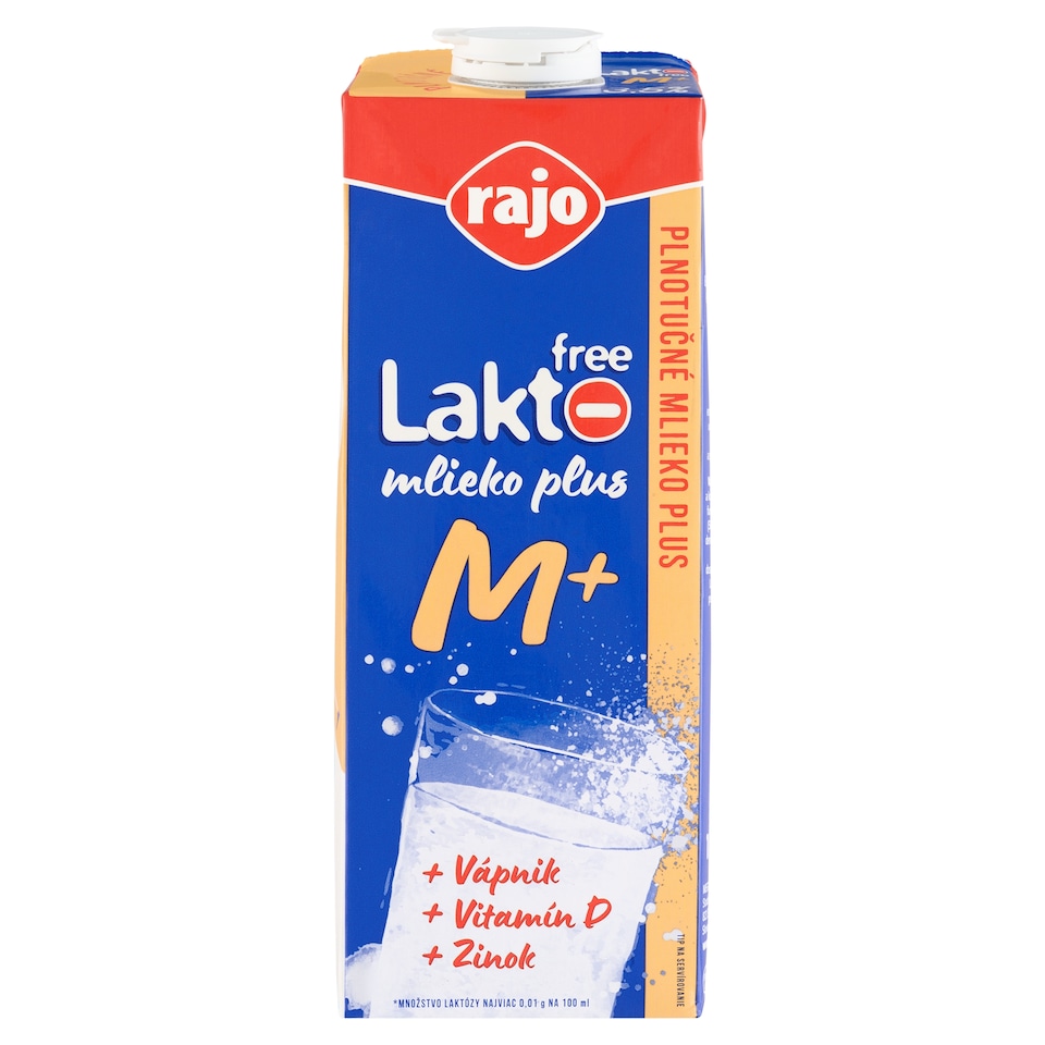 image 1 of Rajo Lakto Free M+ Whole Milk Plus 3.5% 1 L