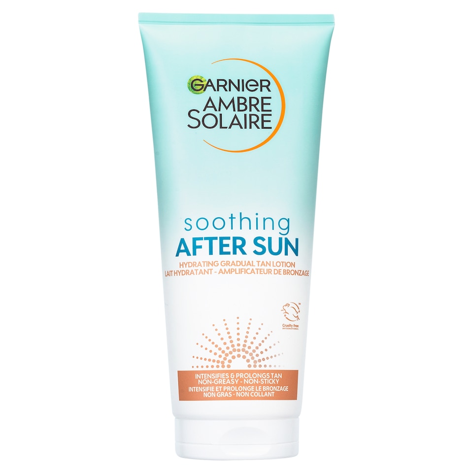 Garnier Ambre Solaire napozási utáni hidratáló tej, a barnulás meghosszabbításáért 200 ml
