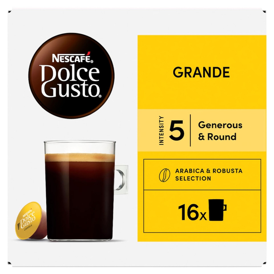 image 1 of NESCAFÉ Dolce Gusto Grande - Coffee Capsules - 16 Capsules in a Pack
