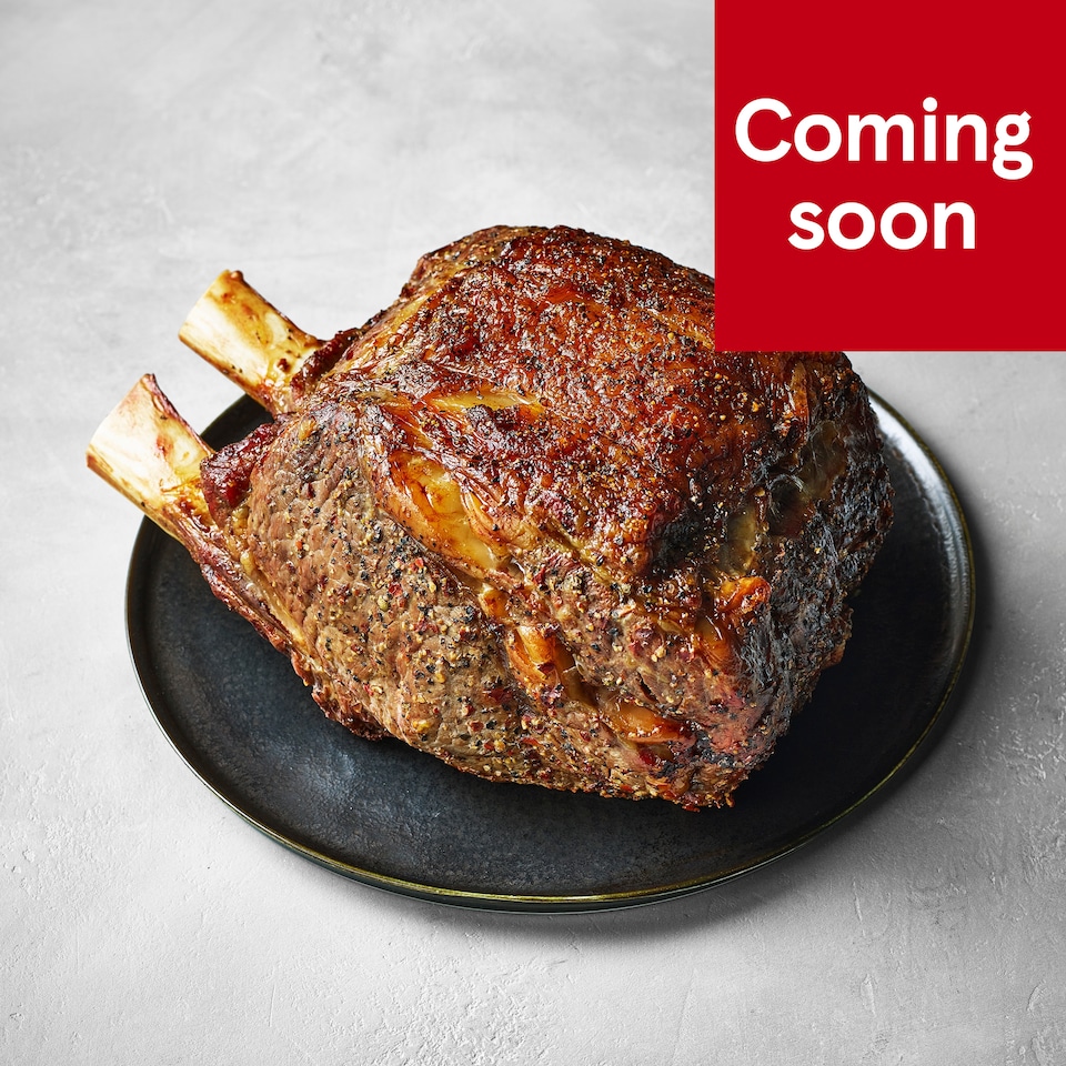 image 1 of 29. Tesco Finest 30-Day Matured Sirloin Wing Rib 1.5-2.5kg (Serves 7-12)