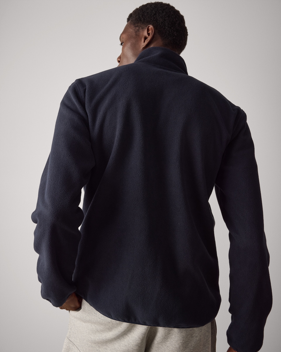 image 1 of F&F Active EVERYHOUR Zip Through Fleece in Navy