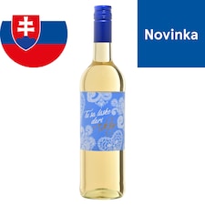 Tu sa láske darí, slovenské víno polosladké 0,75 l