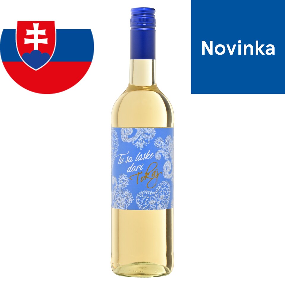 Tu sa láske darí, slovenské víno polosladké 0,75 l