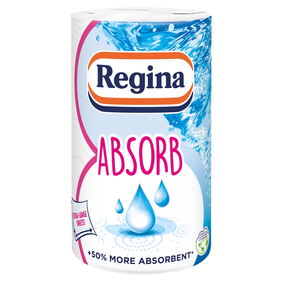 image 1 of Regina XXL Absorb Kitchen Roll 100 Supersized Sheets 1 Roll