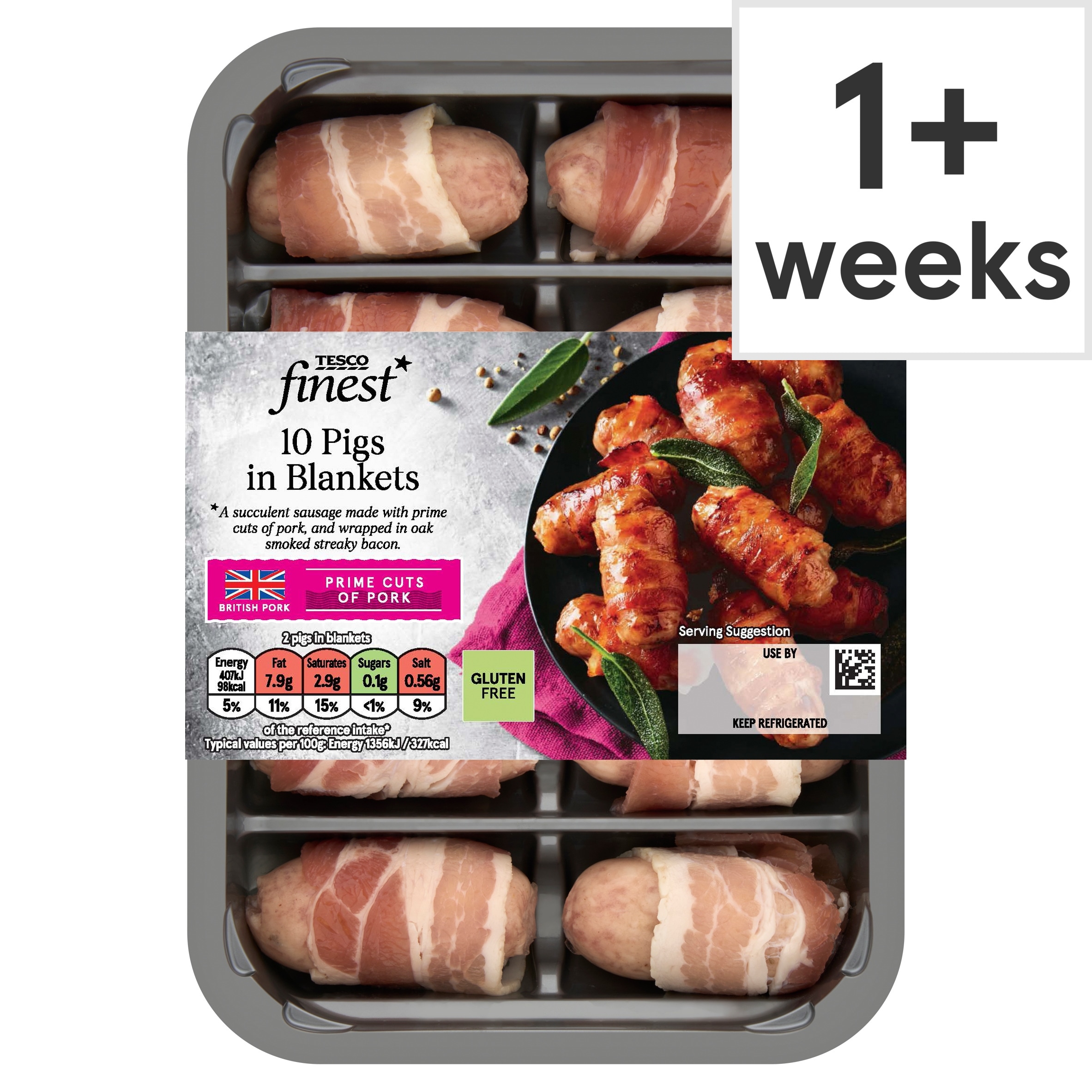 Tesco Finest 10 Pigs In Blankets 210G