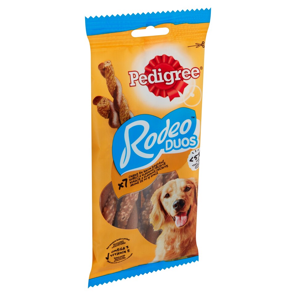 obrázok 1 z Pedigree Rodeo Duos kuracie a slaninové príchute 7 ks 123 g