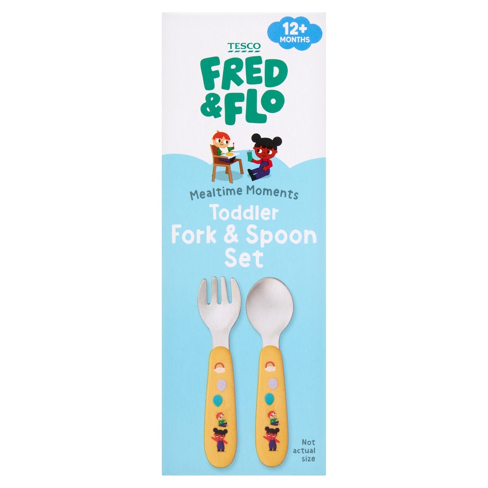 Fred & Flo Toddler Fork And Spoon Set
