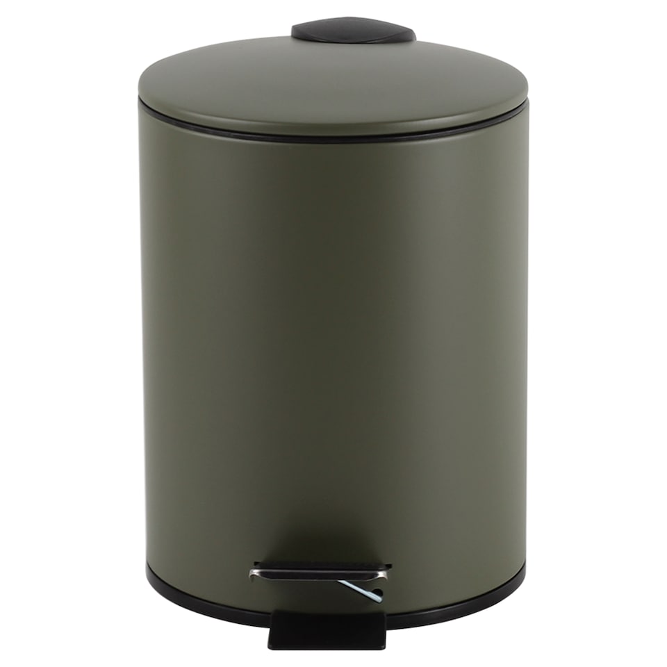 image 1 of F&F Home Round Green Slow Close 3 Litre Bin